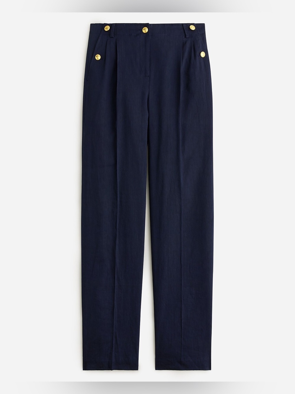 Collection Marie Marot X J.Crew wide-leg pant in Italian linen-blend 10